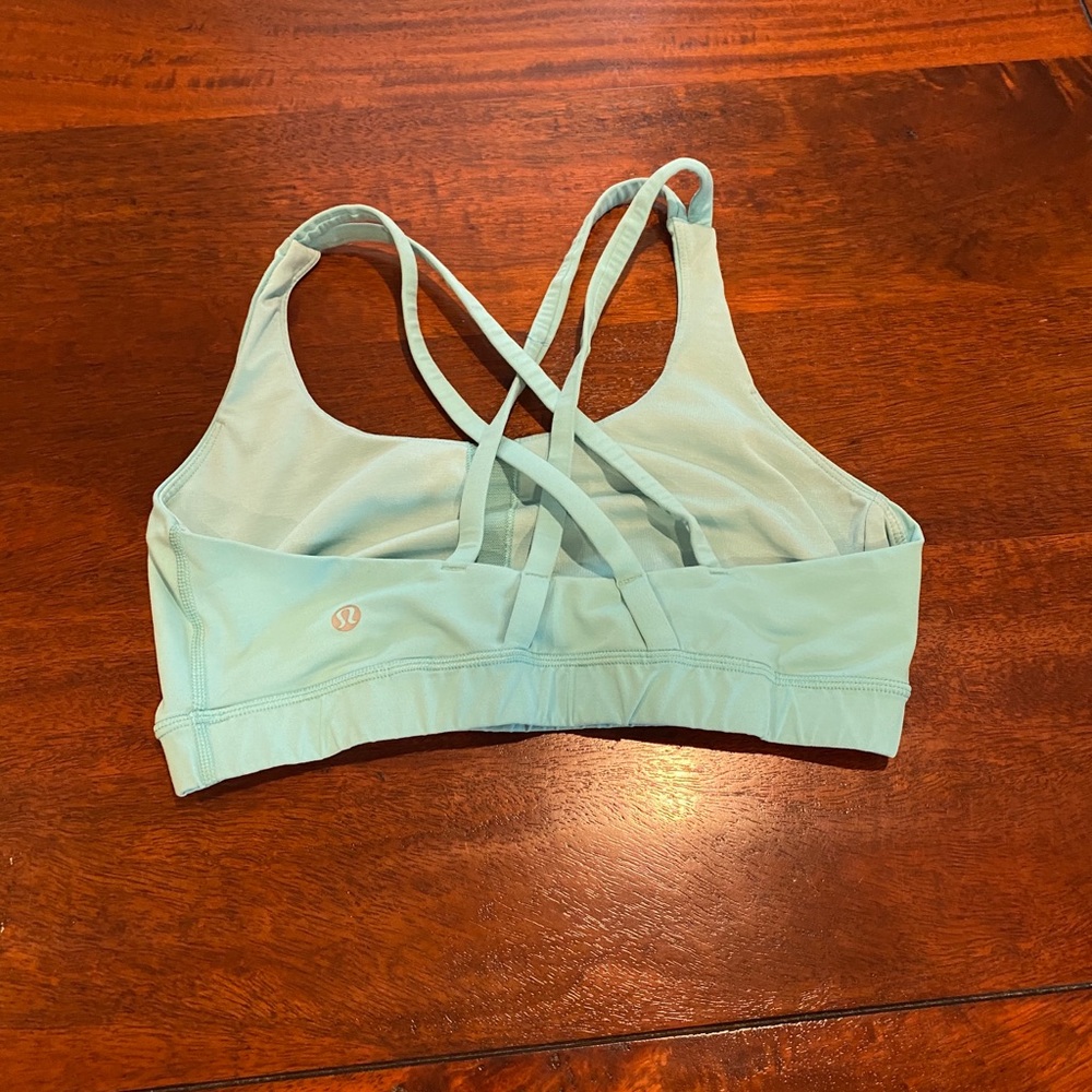 Lululemon Energy bra in light blue size 10